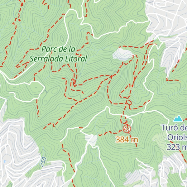 Map of Turó de la Feu