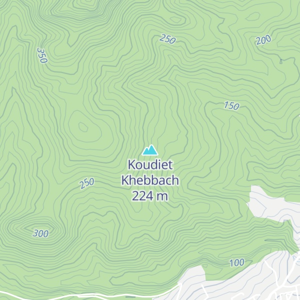 Map of Koudiet Khebbach