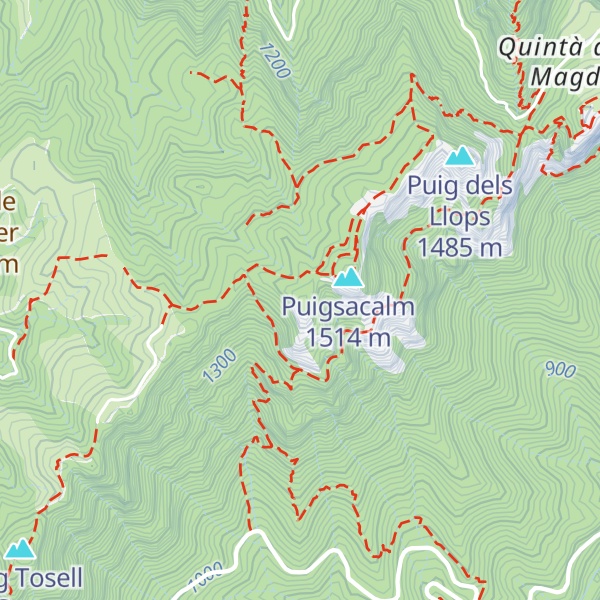 Map of Puigsacalm Xic