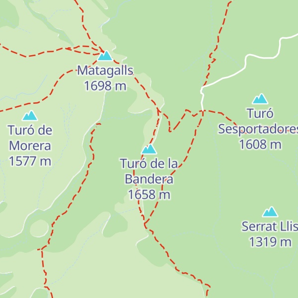 Map of Turó de la Bandera