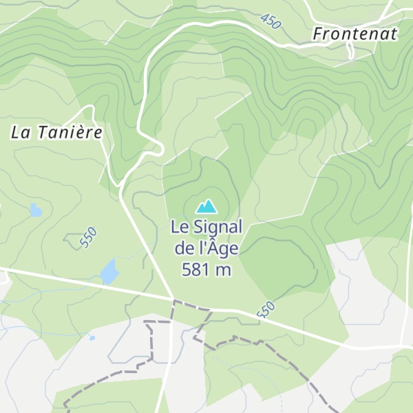 Map of Le Signal de l'Âge