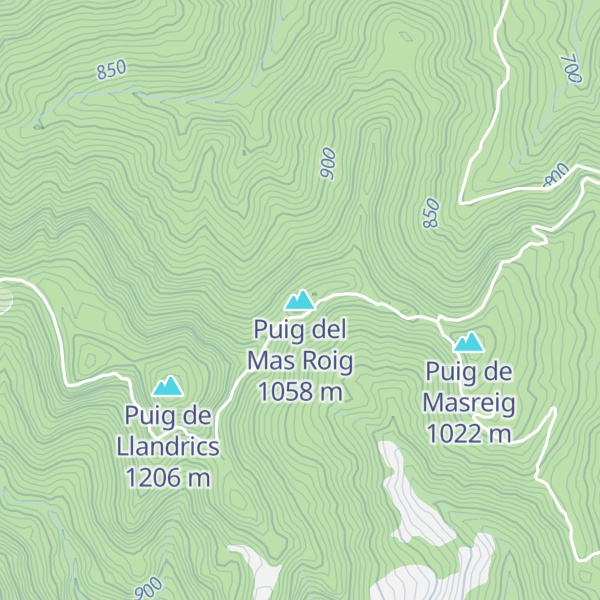 Map of Puig del Mas Roig