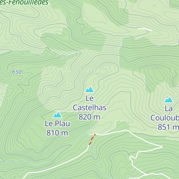 Map of Le Castelhas