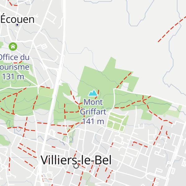 Map of Mont Griffart