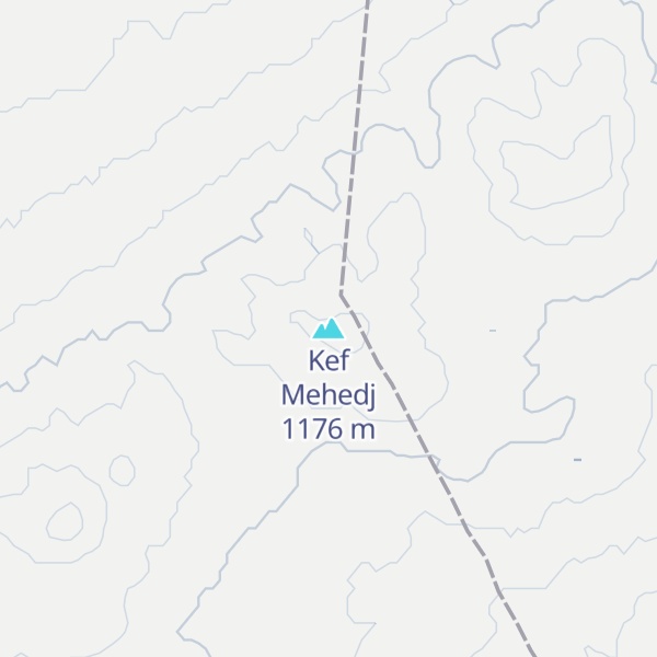 Map of Kef Mehedj