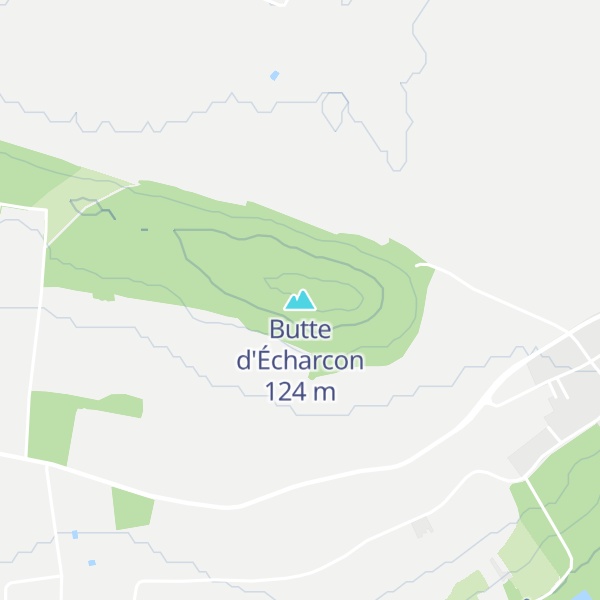 Map of Butte d'Écharcon