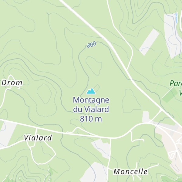 Map of Montagne du Vialard
