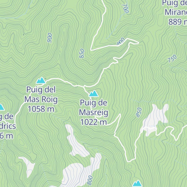 Map of Puig de Masreig