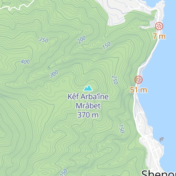 Map of Kêf Arba’îne Mrâbet