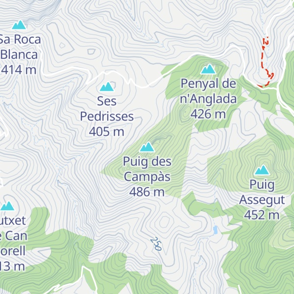 Map of Puig des Campàs