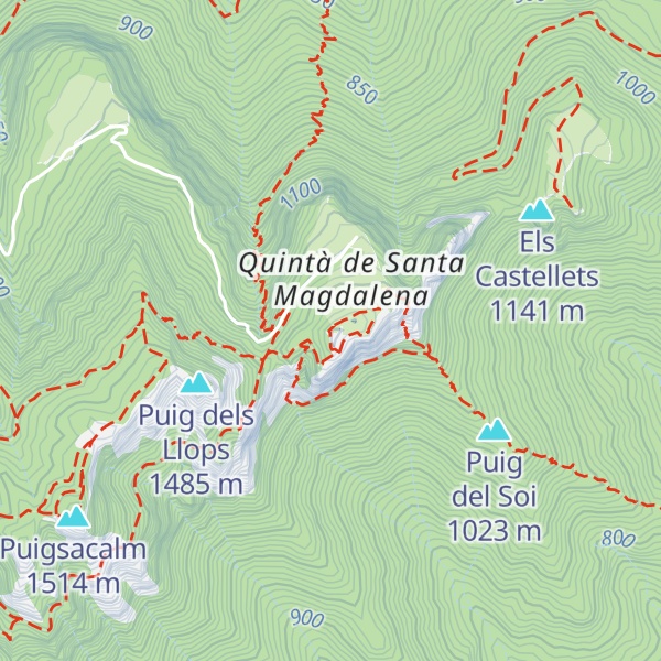 Map of Puig Cornelis