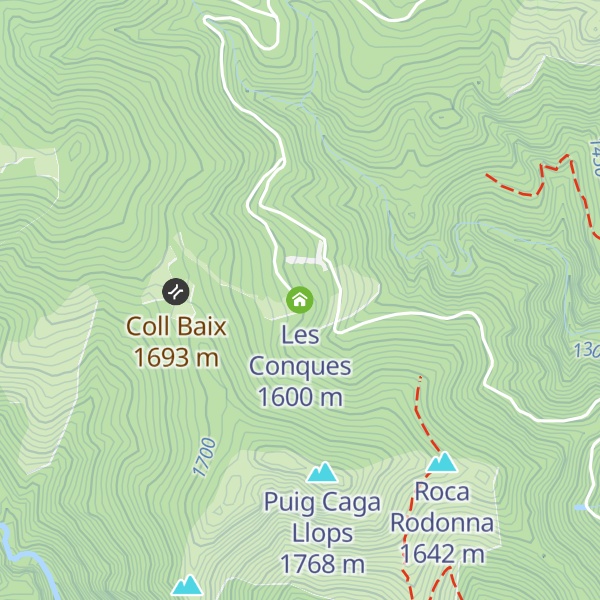 Map of Les Conques