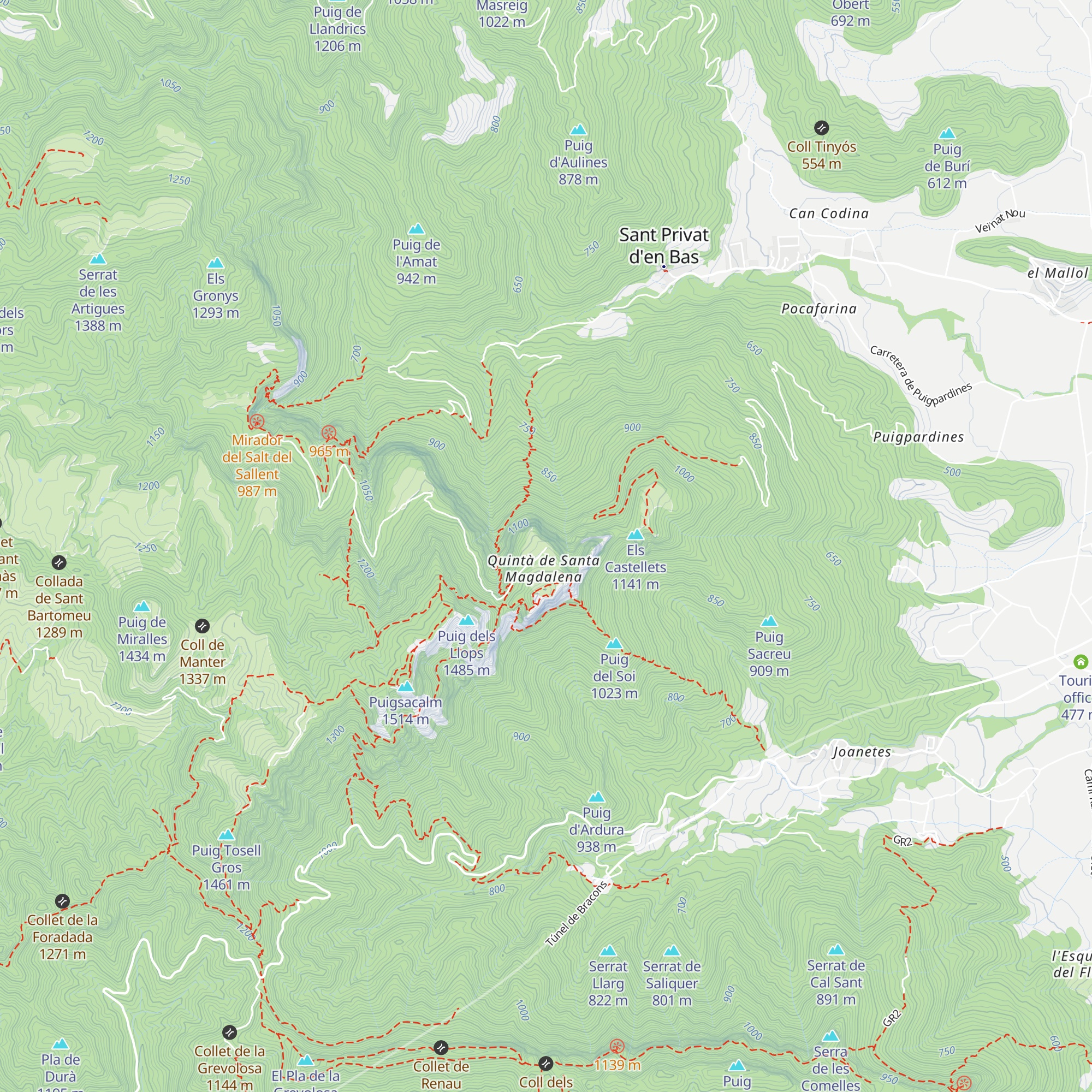 Refugi lliure Emili Triadú map