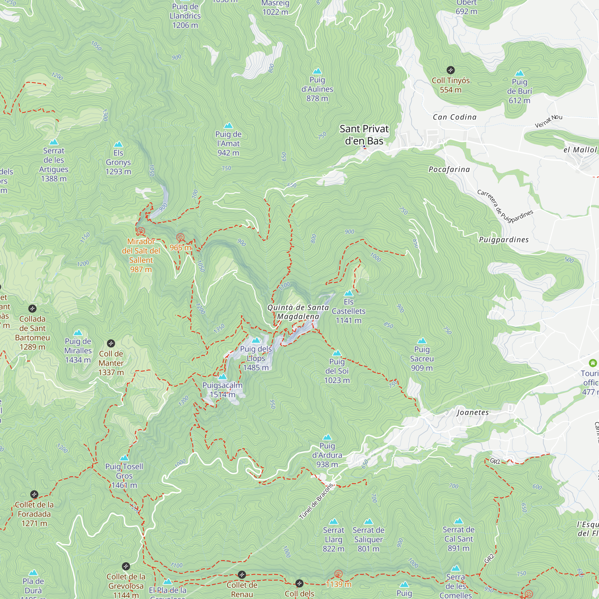 Refugi lliure Emili Triadú map