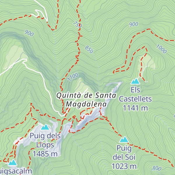 Map of Refugi lliure Emili Triadú