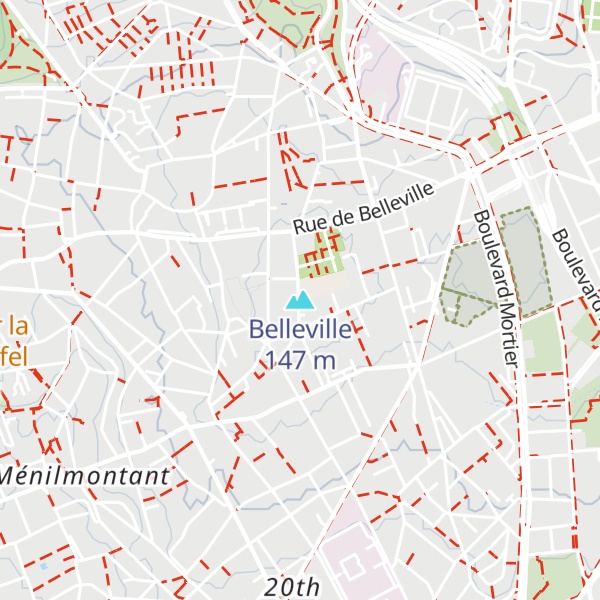 Map of Belleville