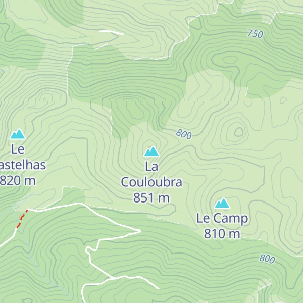 Map of La Couloubra