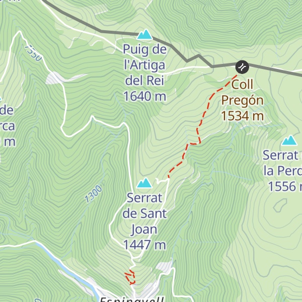 Map of Cabana dels Roures