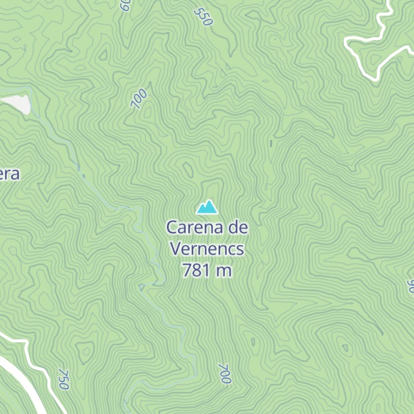 Map of Carena de Vernencs