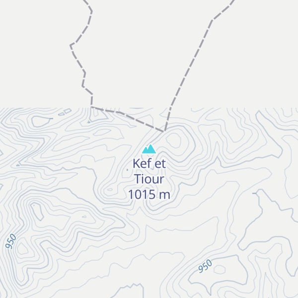 Map of Kef et Tiour