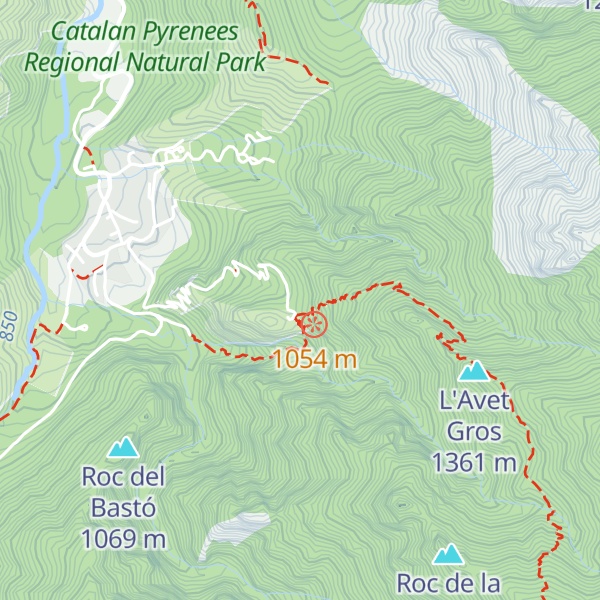 Map of Refuge de l'Abbaye de Saint-Martin du Canigou