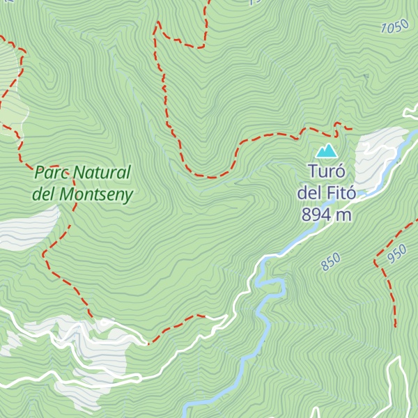 Map of Roca Escanyada