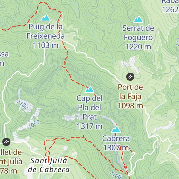 Map of Cap del Pla del Prat