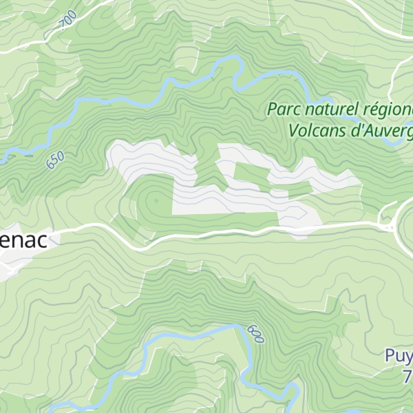 Map of Puy Miral