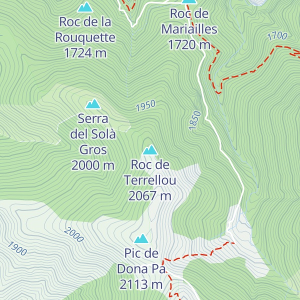 Map of Roc de Terrellou