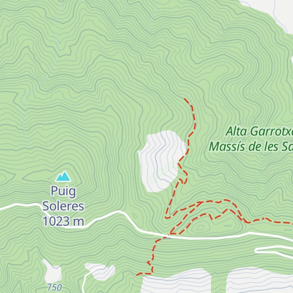Map of Cabanyes entre Valls