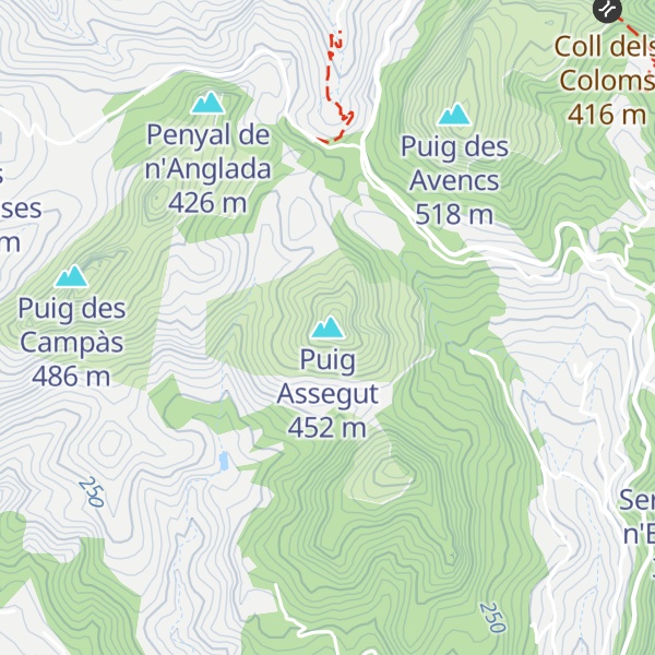 Map of Puig Assegut