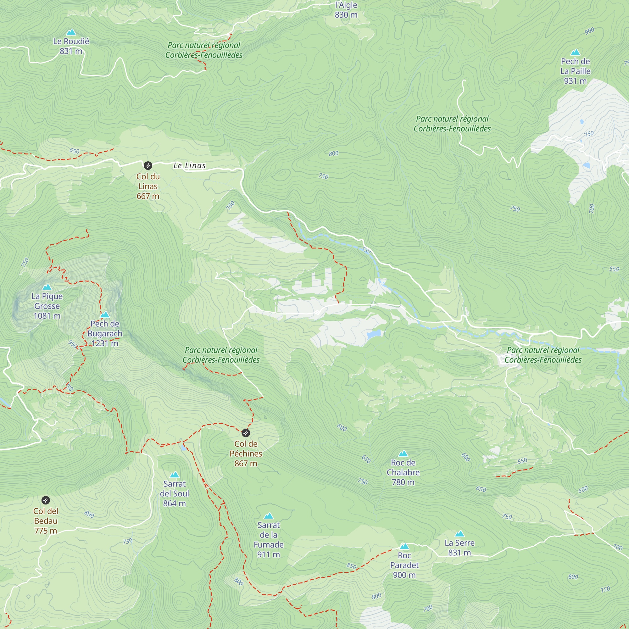 Gîte d'étape de la Bastide map