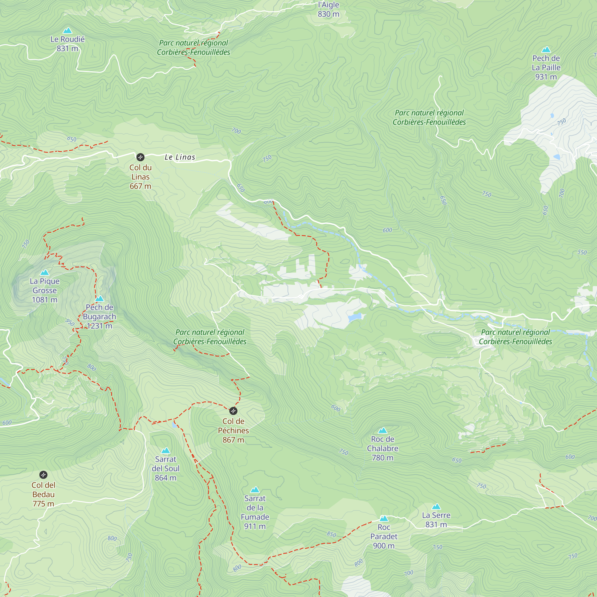 Gîte d'étape de la Bastide map