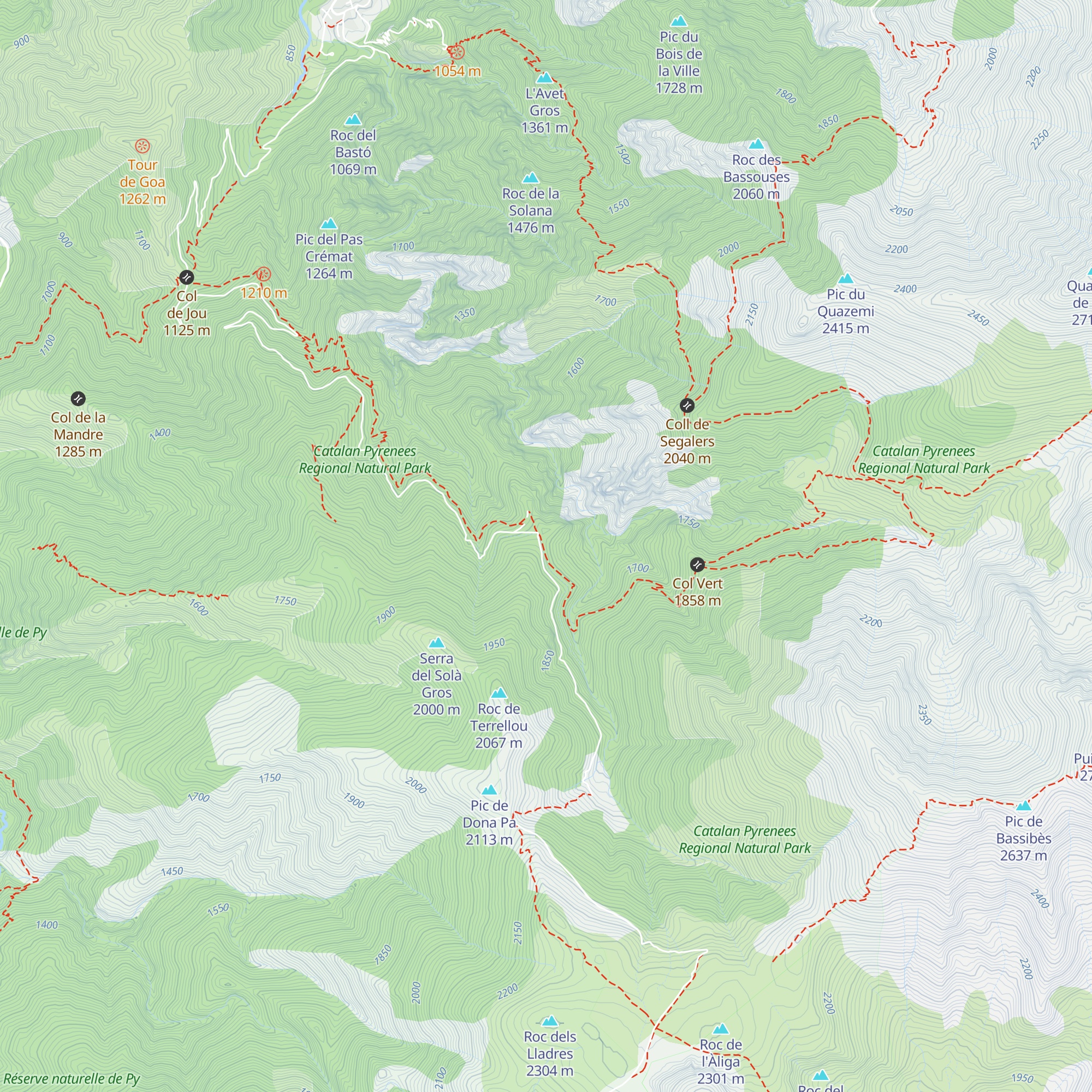 Cabane pastorale de Mariailles map