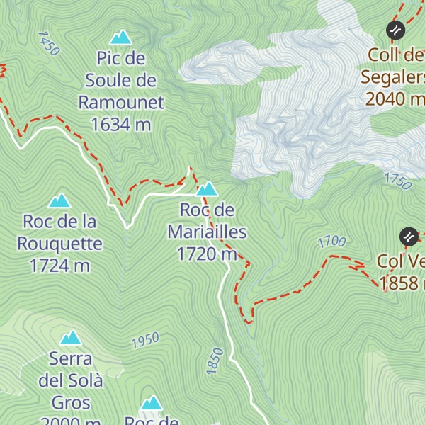 Map of Cabane pastorale de Mariailles
