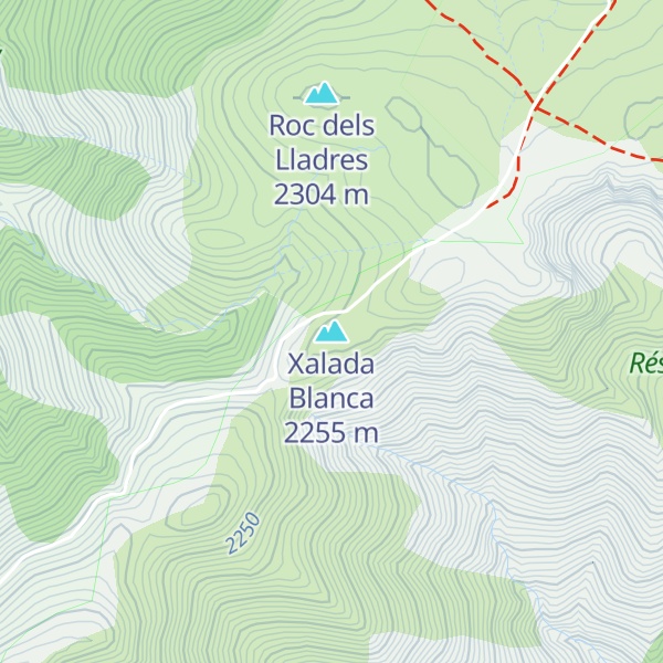 Map of Xalada Blanca