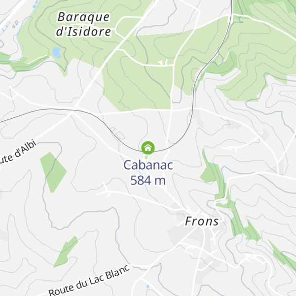 Map of Cabanac
