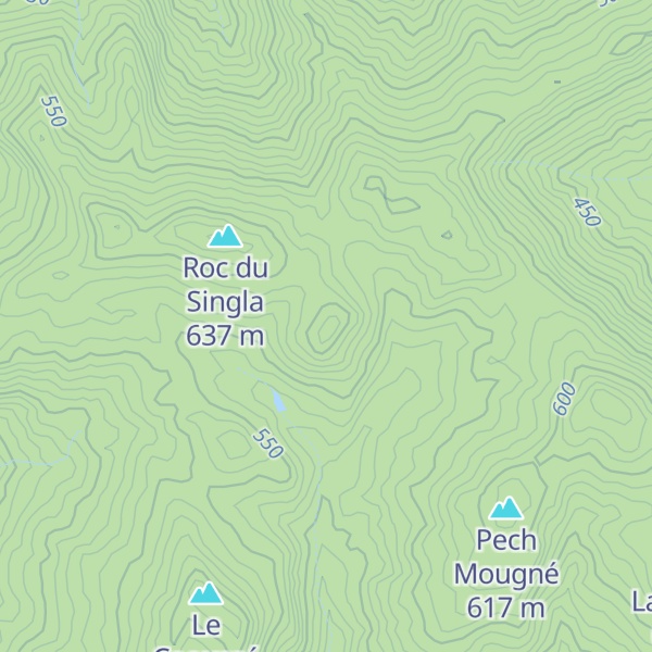 Map of Pech Orle