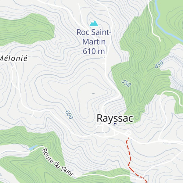 Map of Puech Gardy