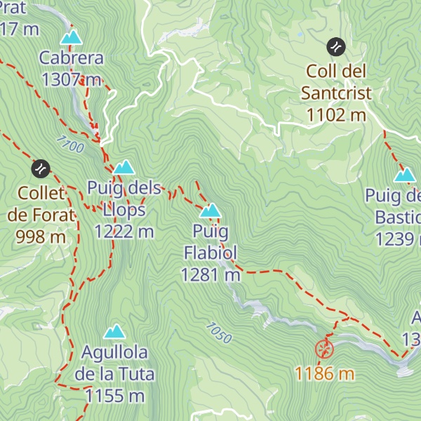Map of Puig Flabiol