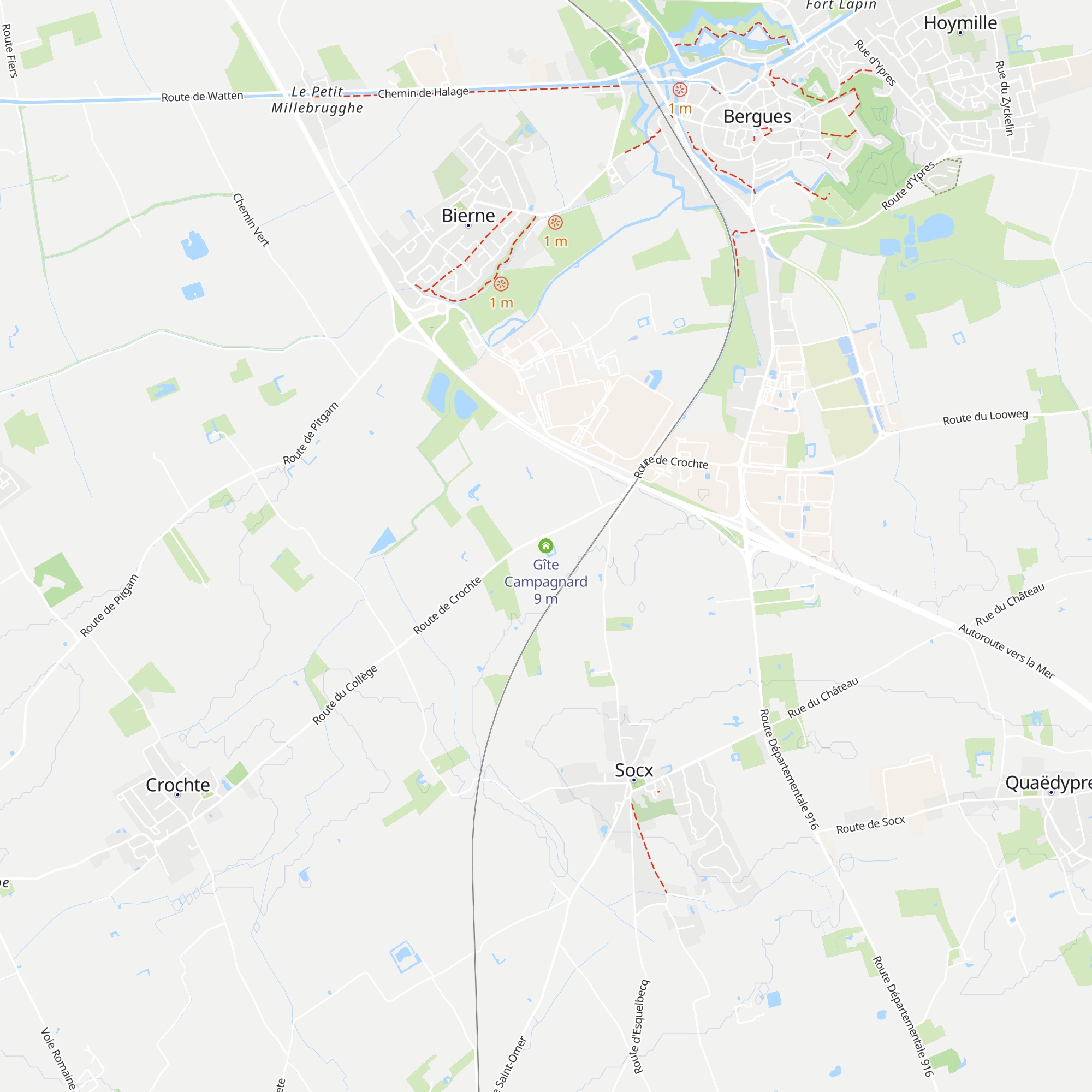 Gîte Campagnard map