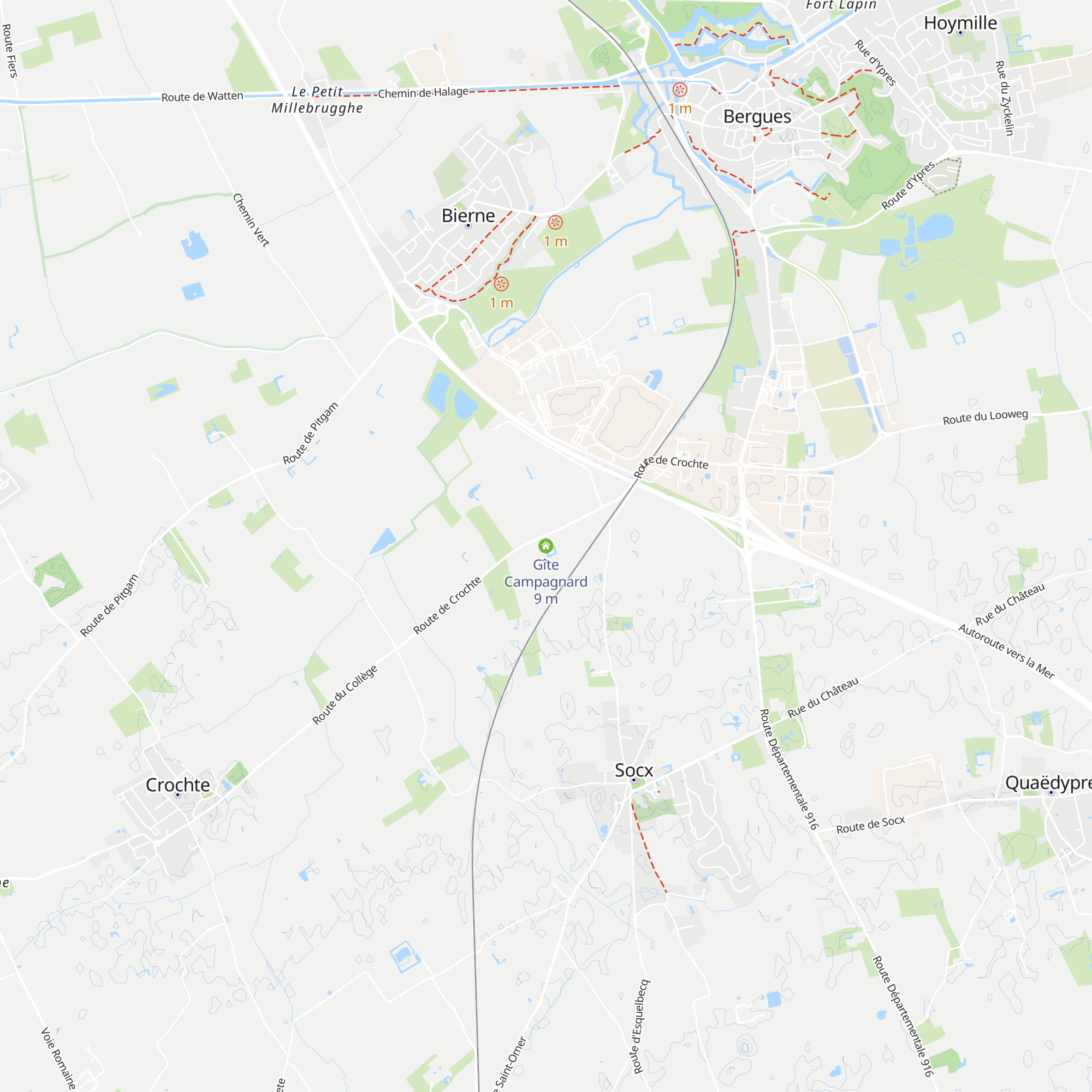 Gîte Campagnard map