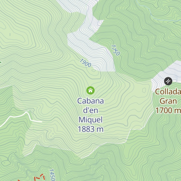 Map of Cabana d'en Miquel