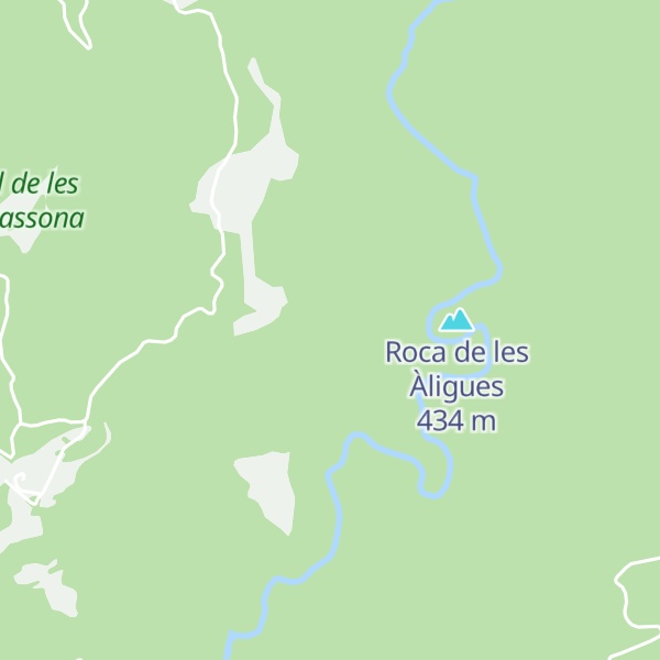 Map of Turó de l'Artiga