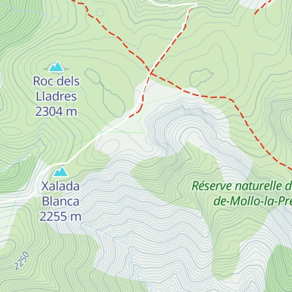 Map of Roc del Cim des Cums