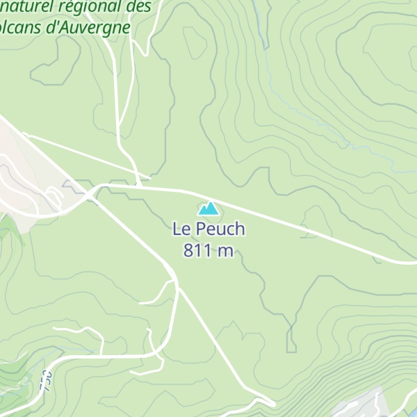 Map of Le Peuch