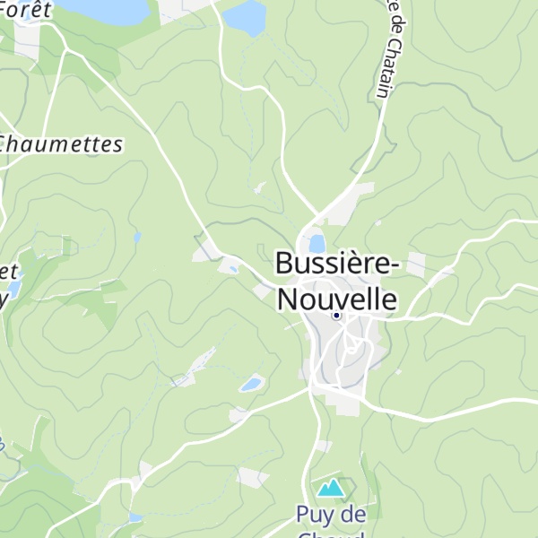 Map of Puy de Croze