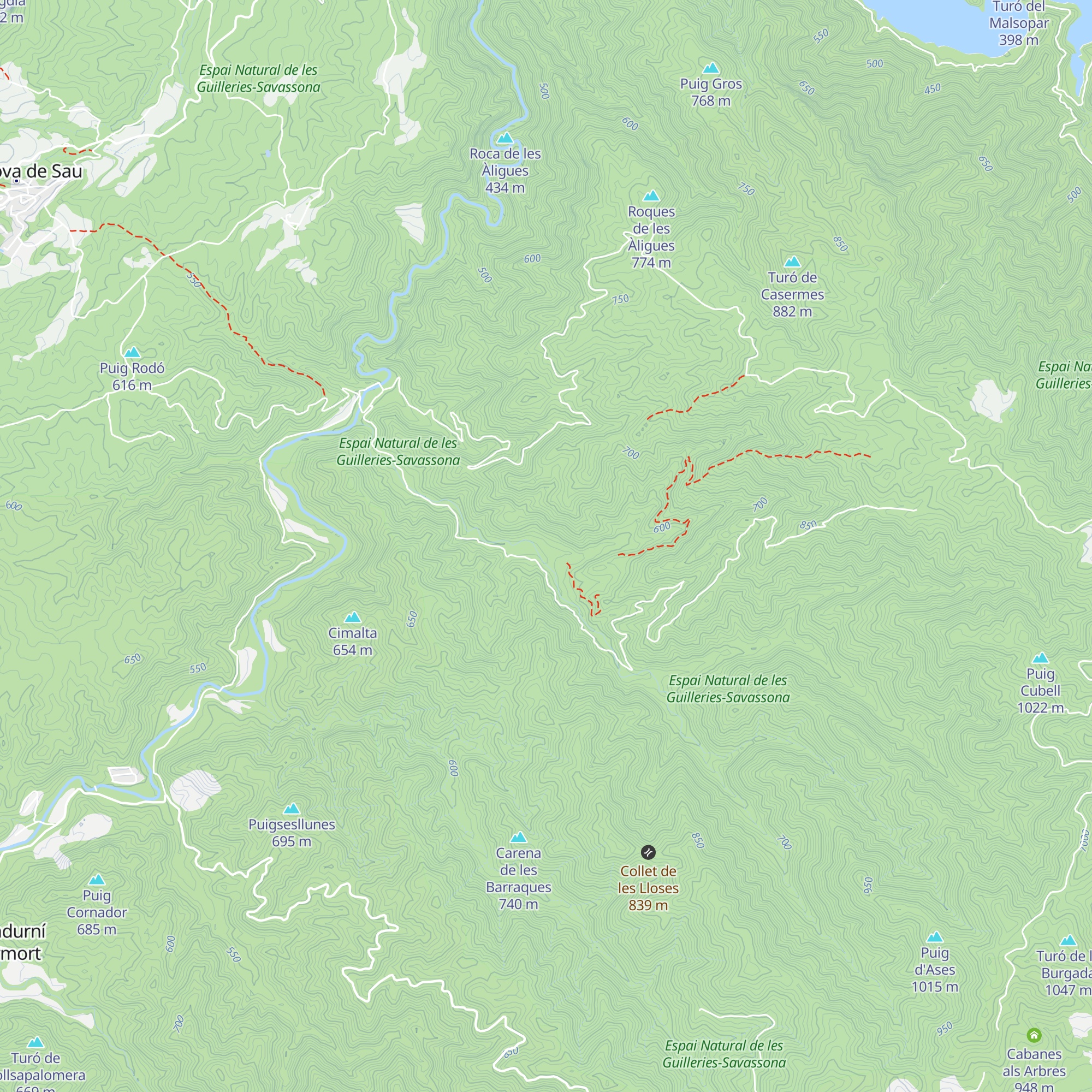 Cabana del Riber map