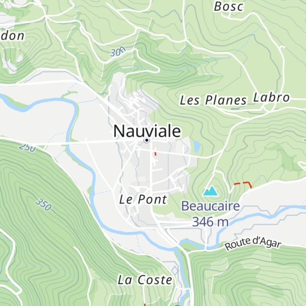 Map of Gîte l'Oustal