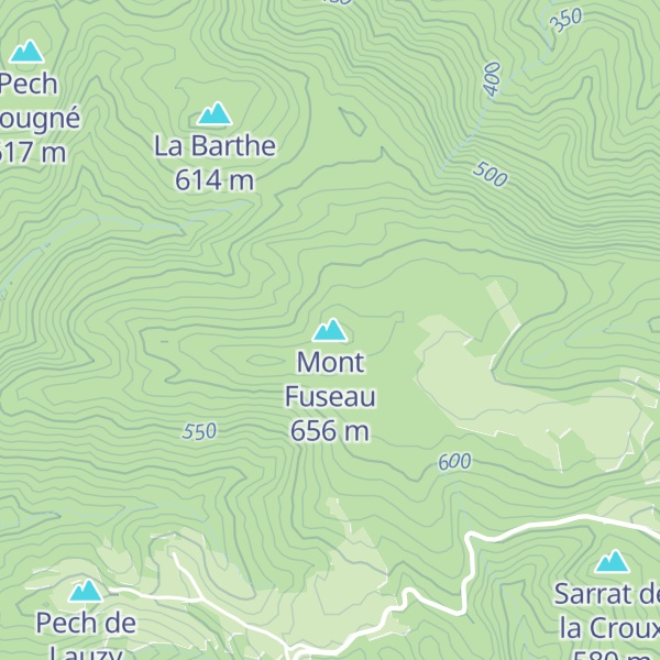 Map of Mont Fuseau